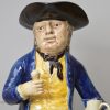 Creamware pottery sailor Toby jug, circa 1780, Wood type