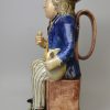 Creamware pottery sailor Toby jug, circa 1780, Wood type