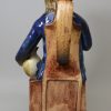 Creamware pottery sailor Toby jug, circa 1780, Wood type