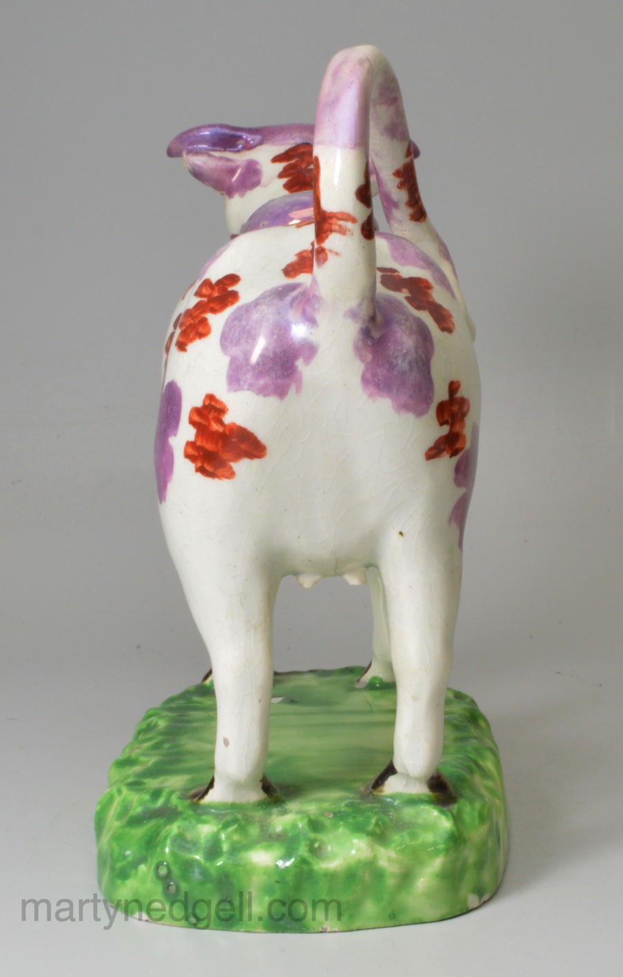 Pearlware pottery cow creamer, circa 1830, possibly Welsh Pottery ...