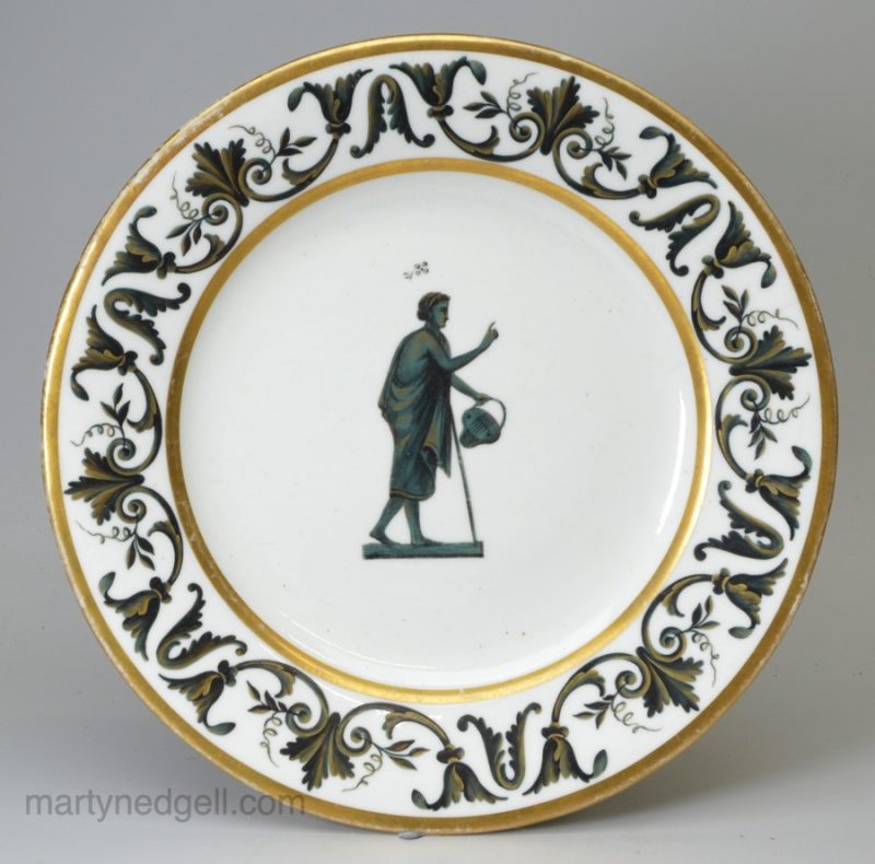 Derby porcelain plate, circa 1820