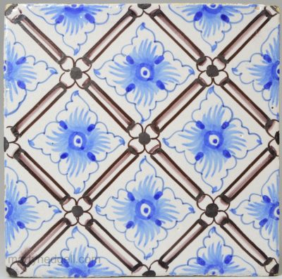 Dutch Delft tile, circa 1820