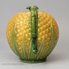 Staffordshire creamware pottery pineapple shaped teapot, circa 1770, possibly Thomas Whieldon