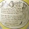 Creamware pottery jug 'Art thou not dear unto my Heart', circa 1820