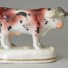 Rare pair of Staffordshire porcelain cows, circa 1840