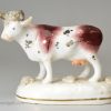 Rare pair of Staffordshire porcelain cows, circa 1840