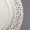 Creamware pottery pierced plate, circa 1780