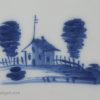 Liverpool delft tile decorated in blue, circa 1760