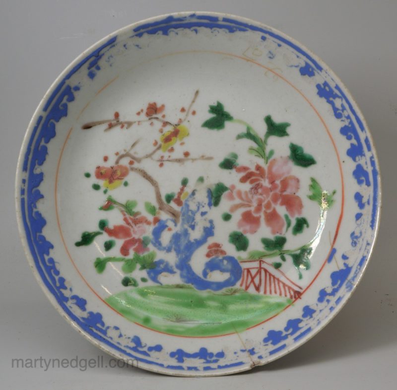 Chinese porcelain dish, circa 1870