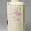 Creamware pottery tea canister, circa 1770