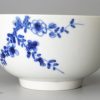 Worcester porcelain slop bowl painted with Prunus Root pattern, circa 1765