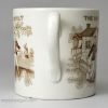 Pearlware pottery child's mug 'THE HISTORY OF THE HOUSE THAT JACK BUILT', circa 1870