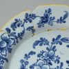 London delft plate, circa 1750