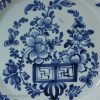 London delft plate, circa 1750