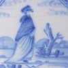 Liverpool delft tile, circa 1770