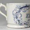 Pearlware pottery child's mug 'ELLEN', circa 1830