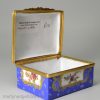 French enamel table snuff box, circa 1880