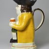 Small size prattware pottery Toby jug, circa 1820