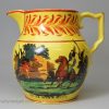 Canary yellow Napoleonic war Russia Campaign commemorative jug, circa 1812