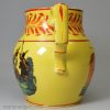 Canary yellow Napoleonic war Russia Campaign commemorative jug, circa 1812