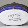 Bilston enamel snuff box, circa 1780