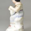 Staffordshire porcelain figure of a girl and her pet cat, circa 1840