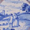 London delft tile, circa 1740