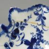 Worcester porcelain pickle dish painted in blue, circa 1770