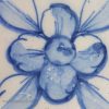 Tin glazed Portuguese tile, circa 1750