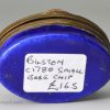 Bilston enamel patch box 'The Gift of a FRIEND', circa 1780