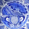 Small Dutch Delft bowl decorated in Kraak style, circa 1680