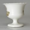 English porcelain egg cup printed with anti slavery design, circa 1830