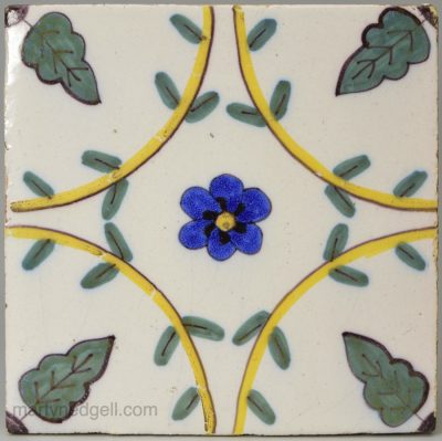 Dutch Delft tile, circa 1900