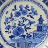 Bristol delft charger, circa 1740