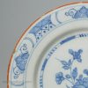 Liverpool delft plate, circa 1760