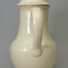 Creamware pottery coffee pot, circa 1780, possibly Leeds Pottery