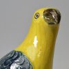 Pearlware pottery model of a parrot decorated with enamels under the glaze, circa 1800