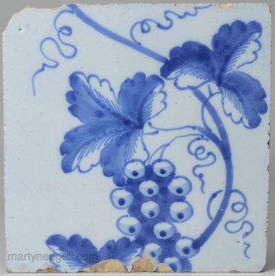 Liverpool delft tile, circa 1760