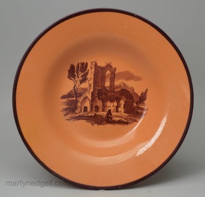 Don pottery chalcedony plate, circa 1820