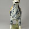 Prattware pottery cow creamer, circa 1820