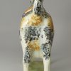 Prattware pottery cow creamer, circa 1820