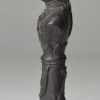 Black basalt commemorative pipe tamper, Lord Rodney, circa 1795