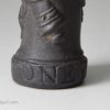 Black basalt commemorative pipe tamper, Lord Rodney, circa 1795