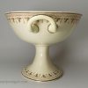 Creamware pottery raised bowl, circa 1800, Wedgwood