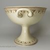 Creamware pottery raised bowl, circa 1800, Wedgwood