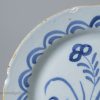 London delft pancake plate, circa 1740