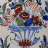 London delft polychrome tile, circa 1730