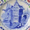 Pearlware pottery child's plate, 'Diligence is the mother of good-luck', 'Drive thy business let not thy business drive thee', circa 1830