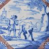 London delft tile, circa 1720