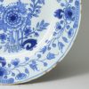 Liverpool delft plate, circa 1750